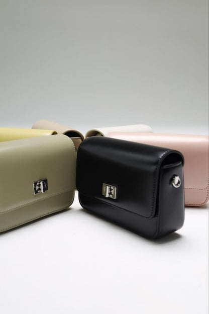 Genuine leather crossbody bag