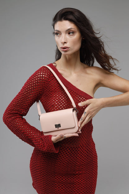 Genuine leather crossbody bag