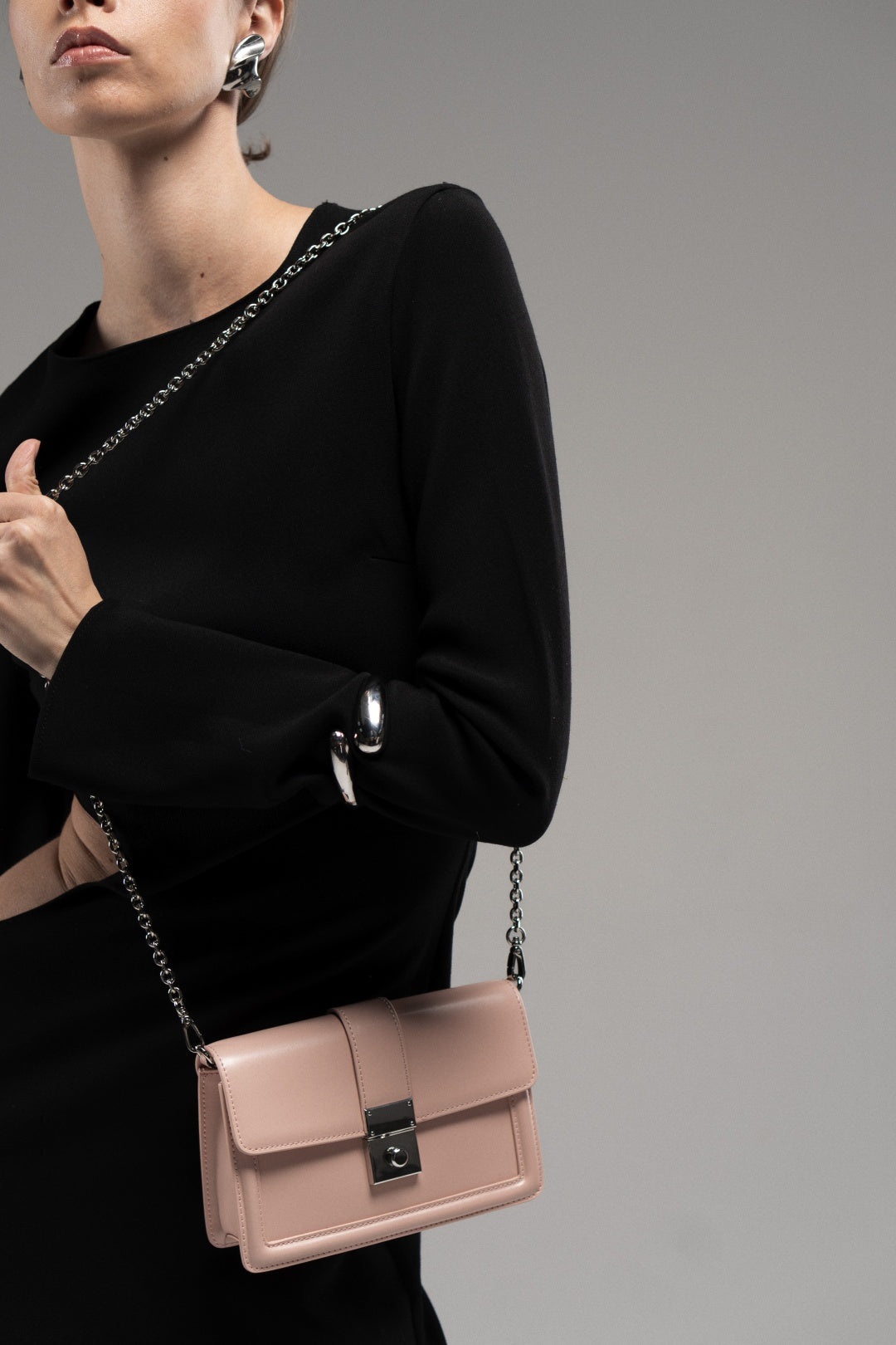 Genuine leather crossbody bag