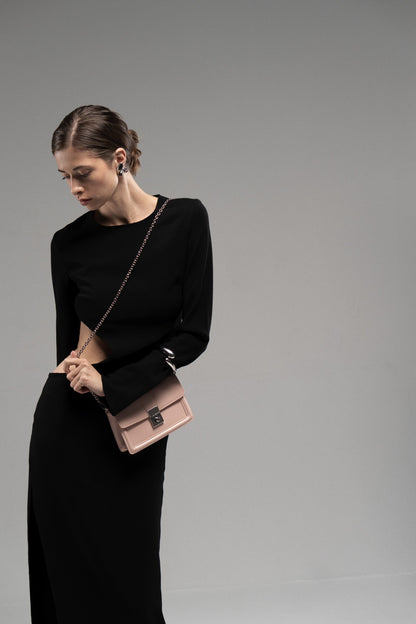 Genuine leather crossbody bag