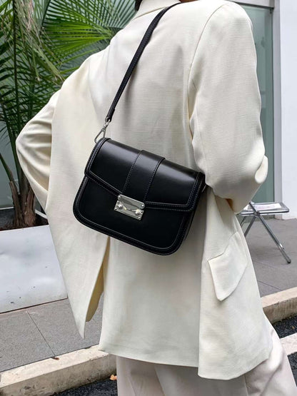 Genuine leather crossbody bag