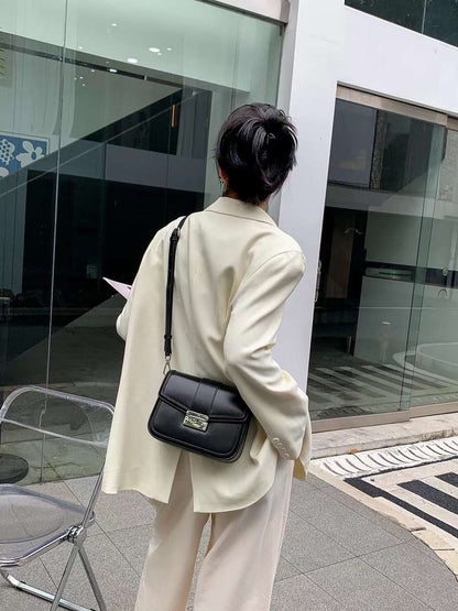 Genuine leather crossbody bag