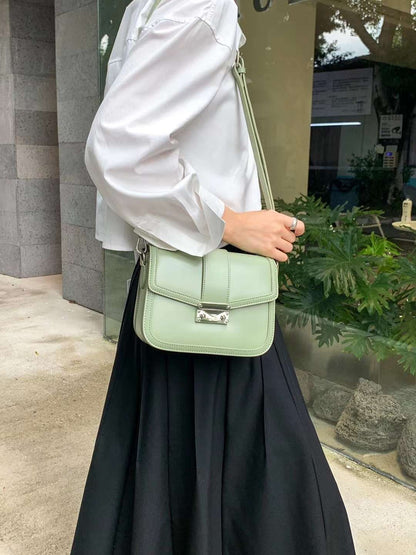 Genuine leather crossbody bag