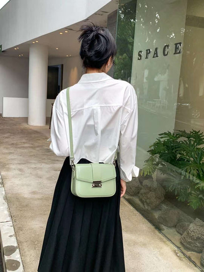 Genuine leather crossbody bag