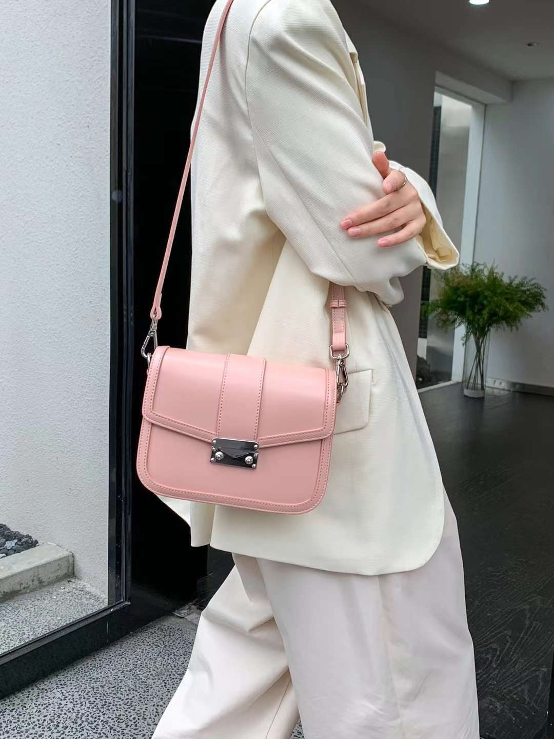 Genuine leather crossbody bag