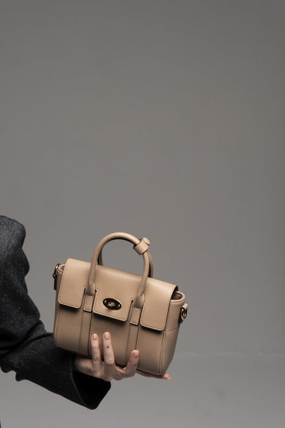 Genuine leather crossbody bag