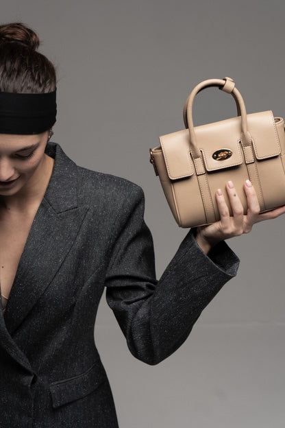 Genuine leather crossbody bag