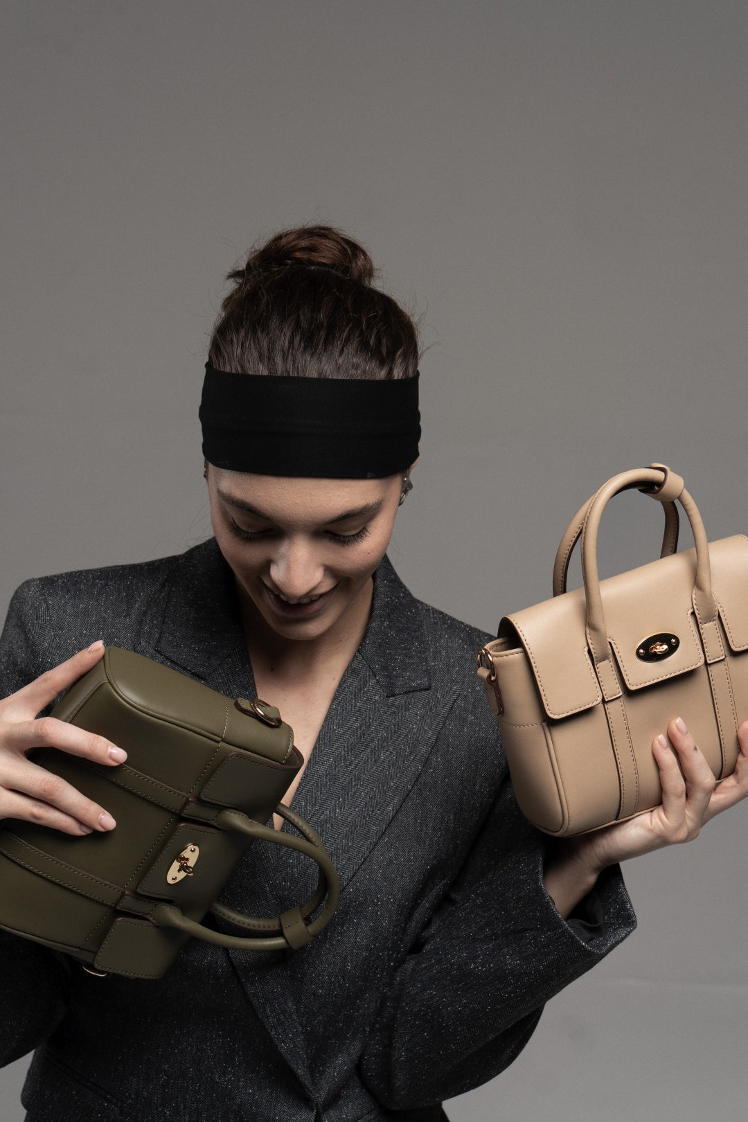 Genuine leather crossbody bag