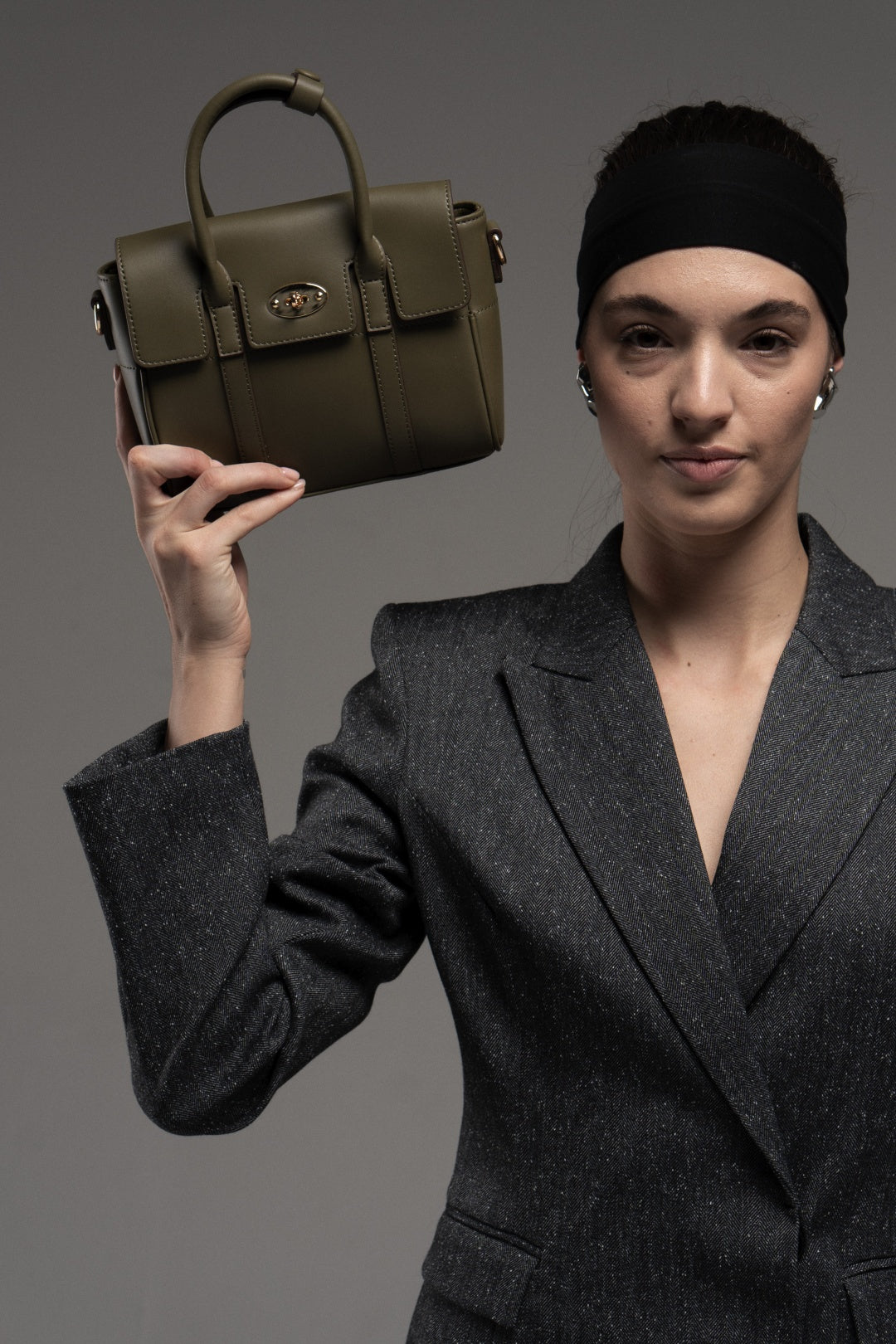 Genuine leather crossbody bag