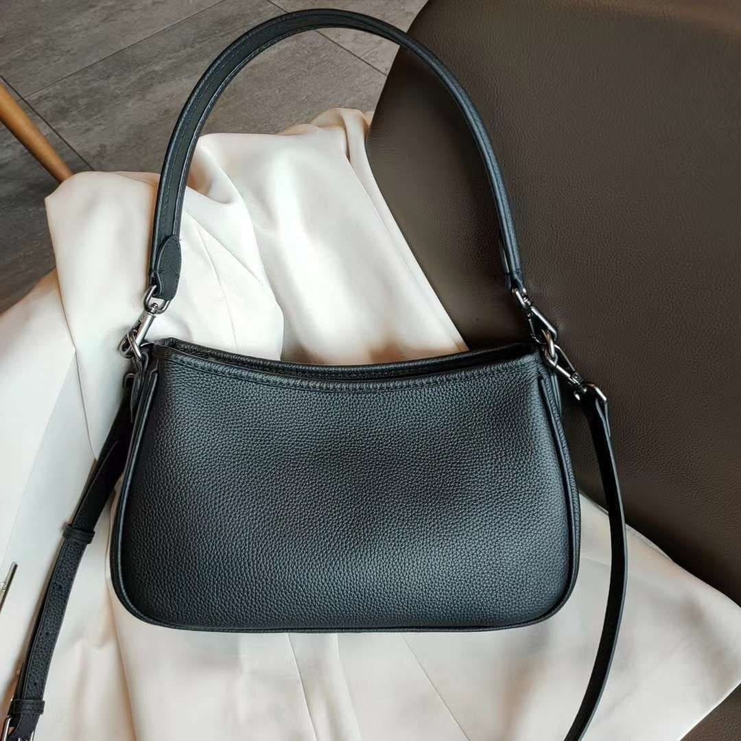 Genuine leather shoulder bag