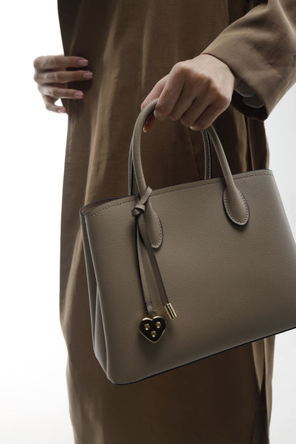 Genuine leather tote bag