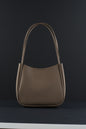 Genuine leather shopper bag