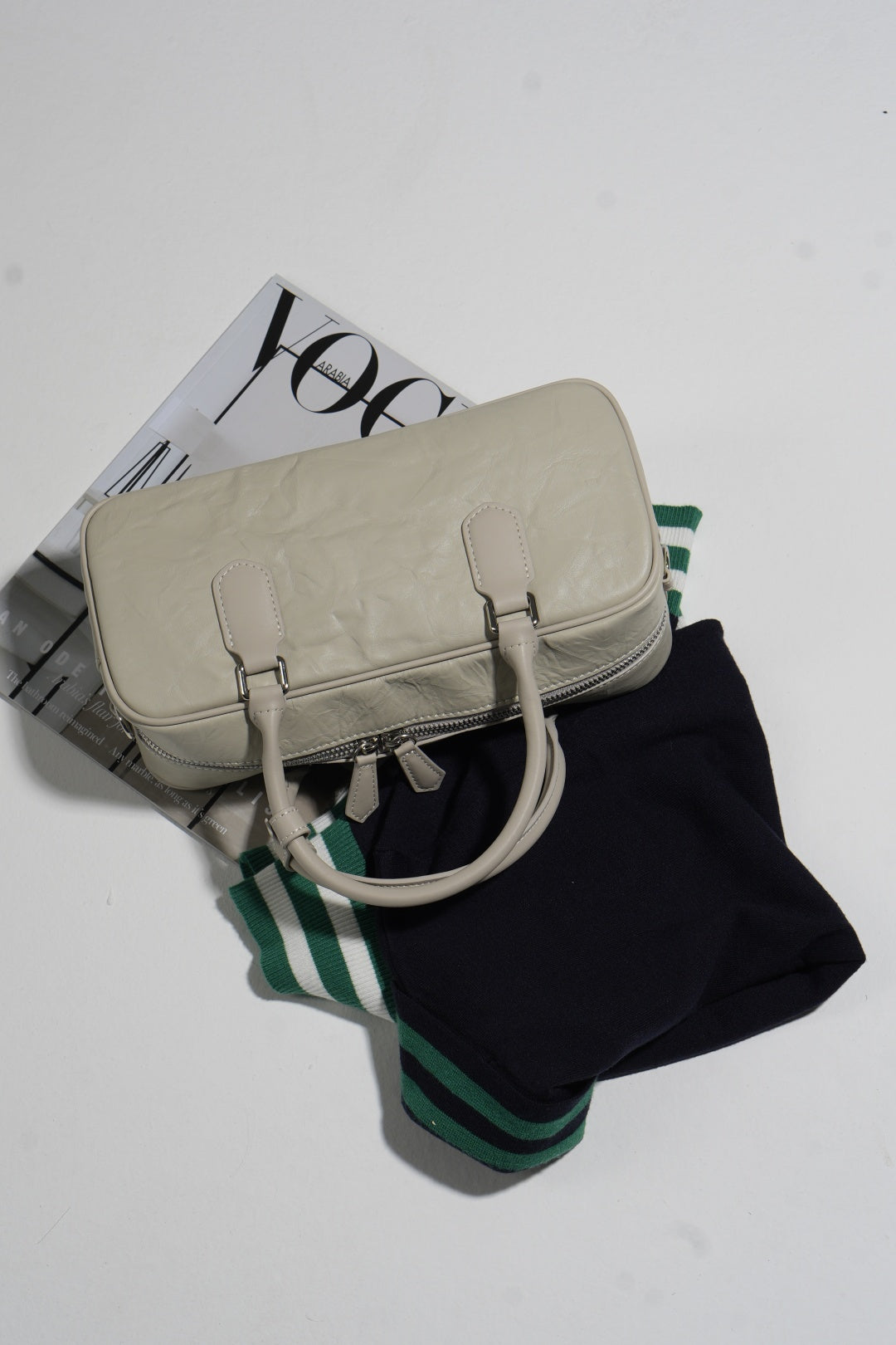 Genuine leather Carpetbag