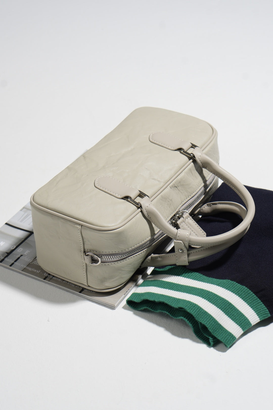 Genuine leather Carpetbag