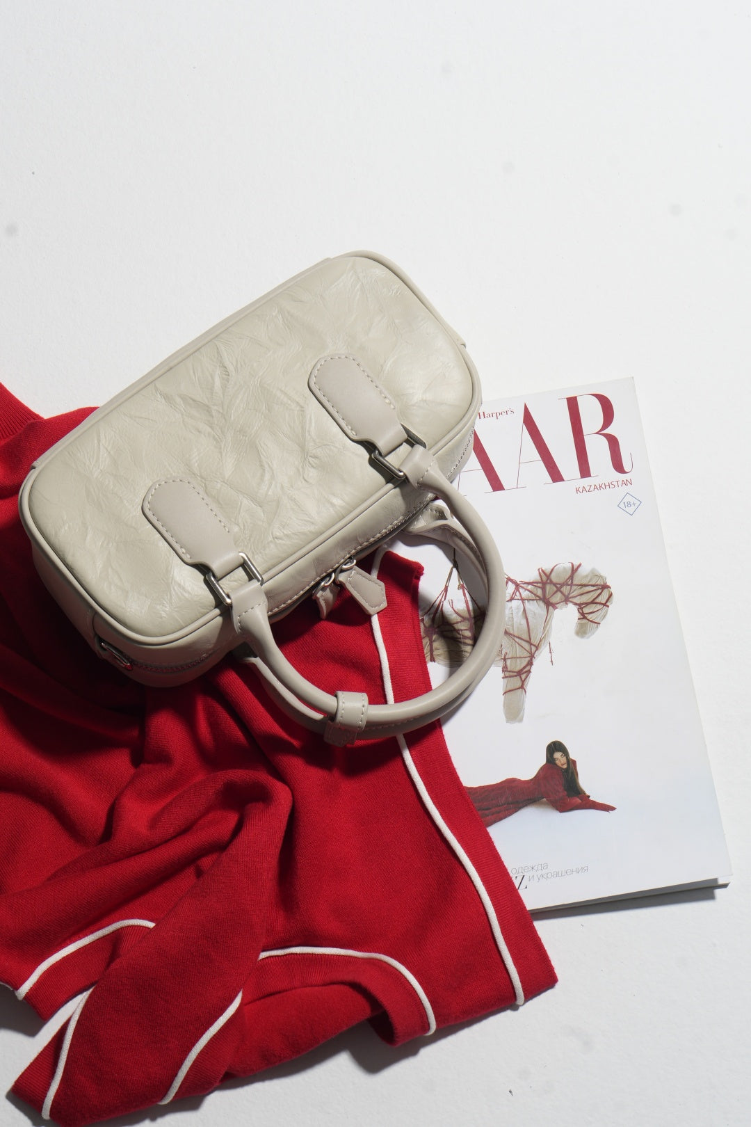 Genuine leather Carpetbag