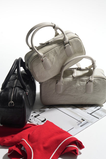 Genuine leather Carpetbag