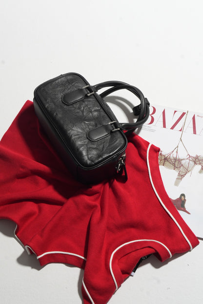 Genuine leather Carpetbag