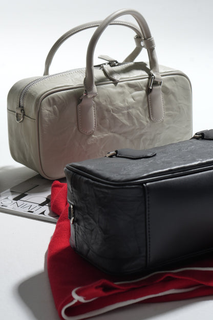 Genuine leather Carpetbag