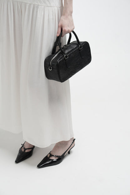 Genuine leather Carpetbag