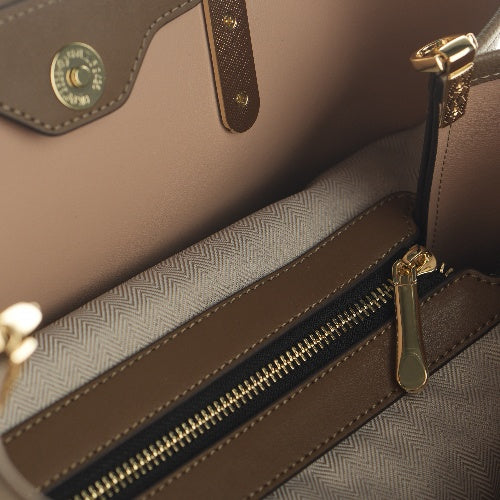 MEGAN tote bag made of genuine leather