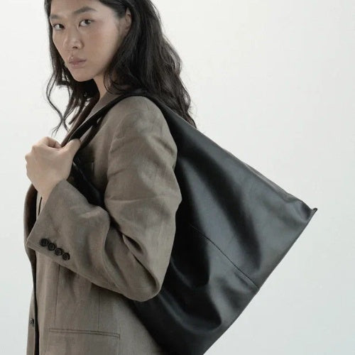 MIRANDA genuine leather shopper bag