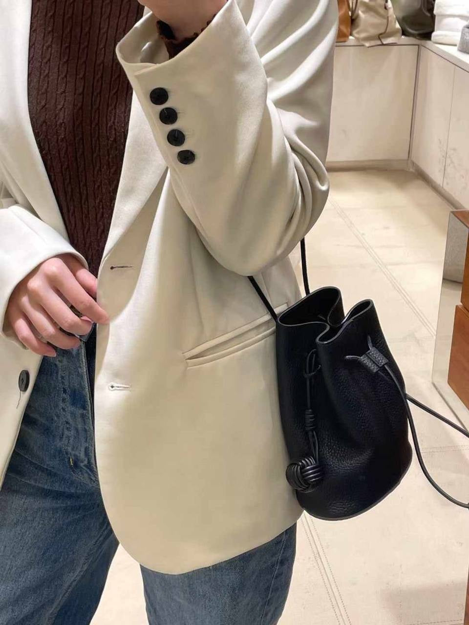 ESMI mini bag made of genuine leather