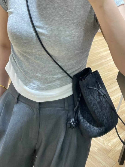 ESMI mini bag made of genuine leather