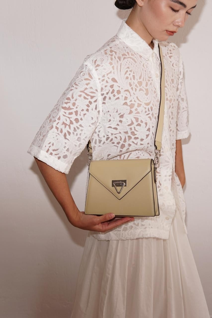 Genuine leather crossbody bag