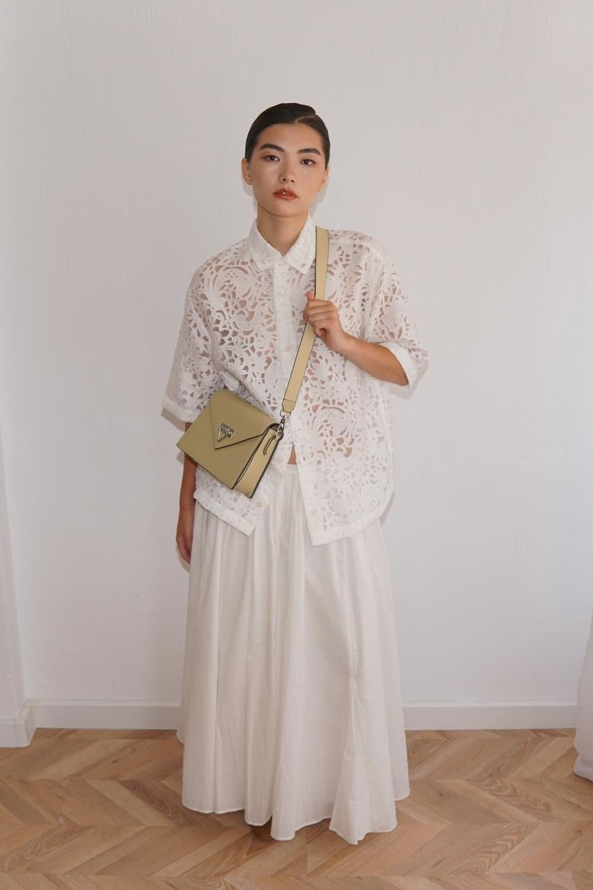 Genuine leather crossbody bag