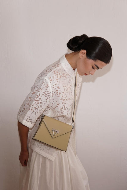 Genuine leather crossbody bag