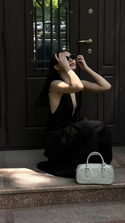 Genuine leather Carpetbag