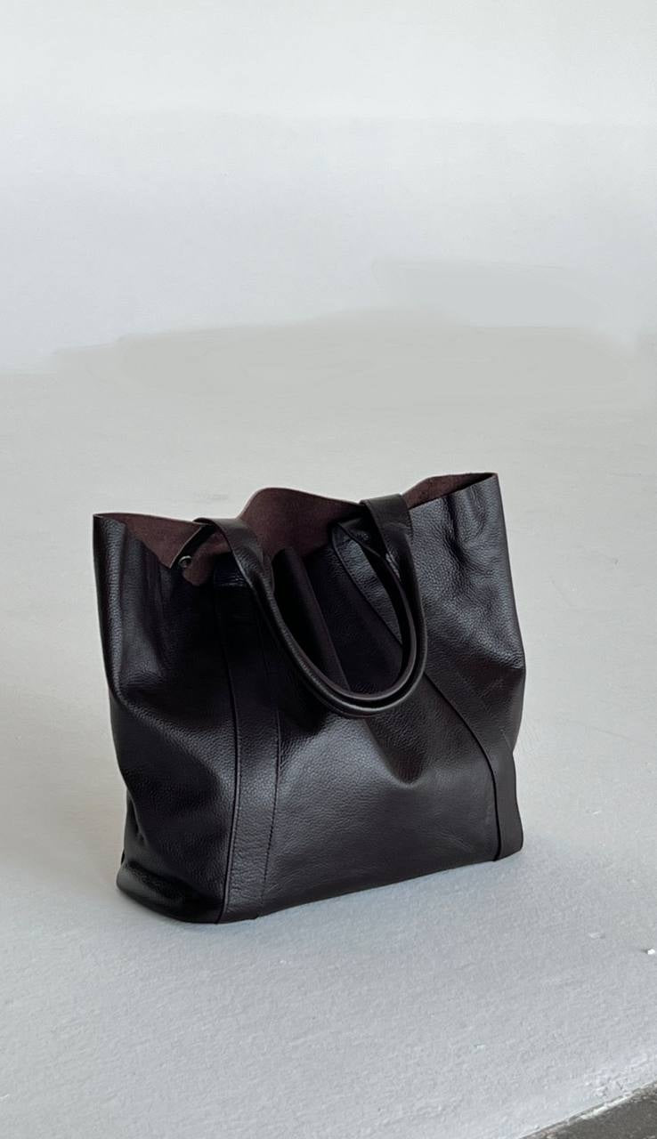 LUIZA shopper bag made of genuine leather