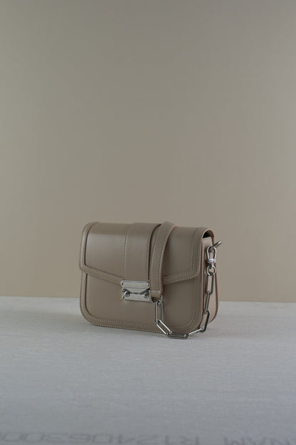 Genuine leather crossbody bag