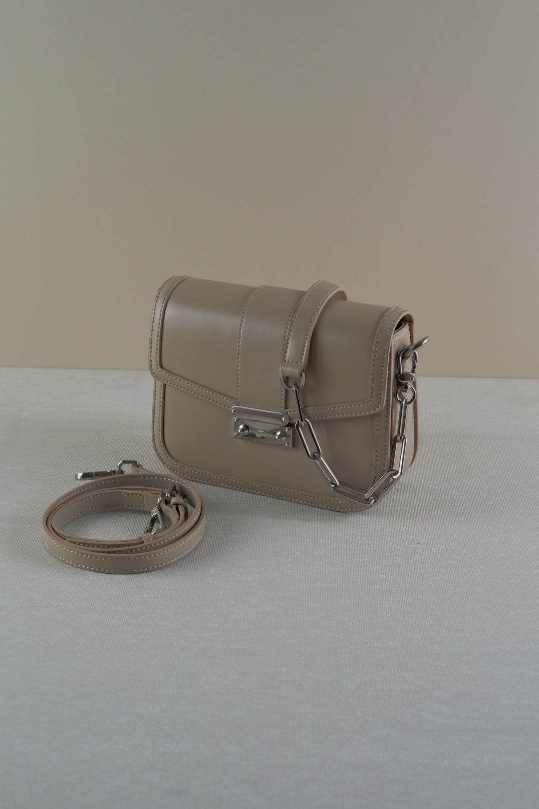 Genuine leather crossbody bag