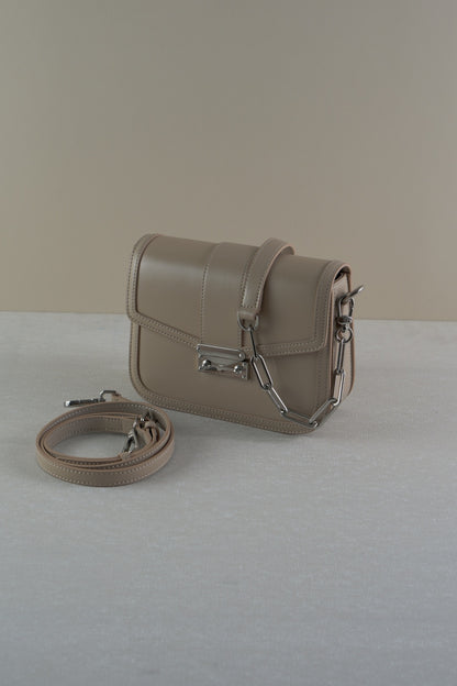 Genuine leather crossbody bag