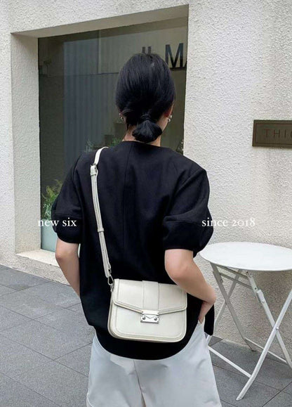 Genuine leather crossbody bag