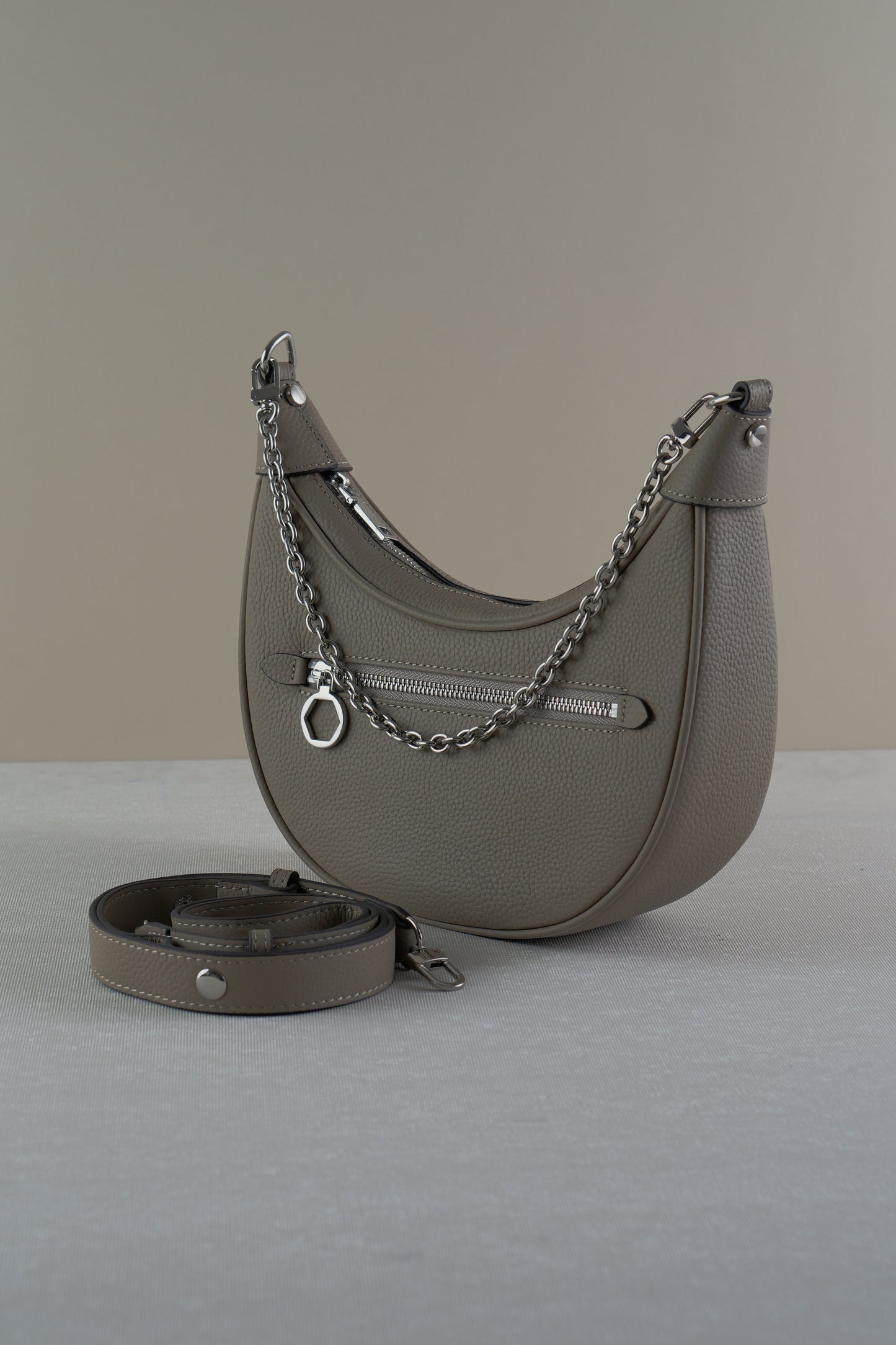 Genuine leather crossbody bag