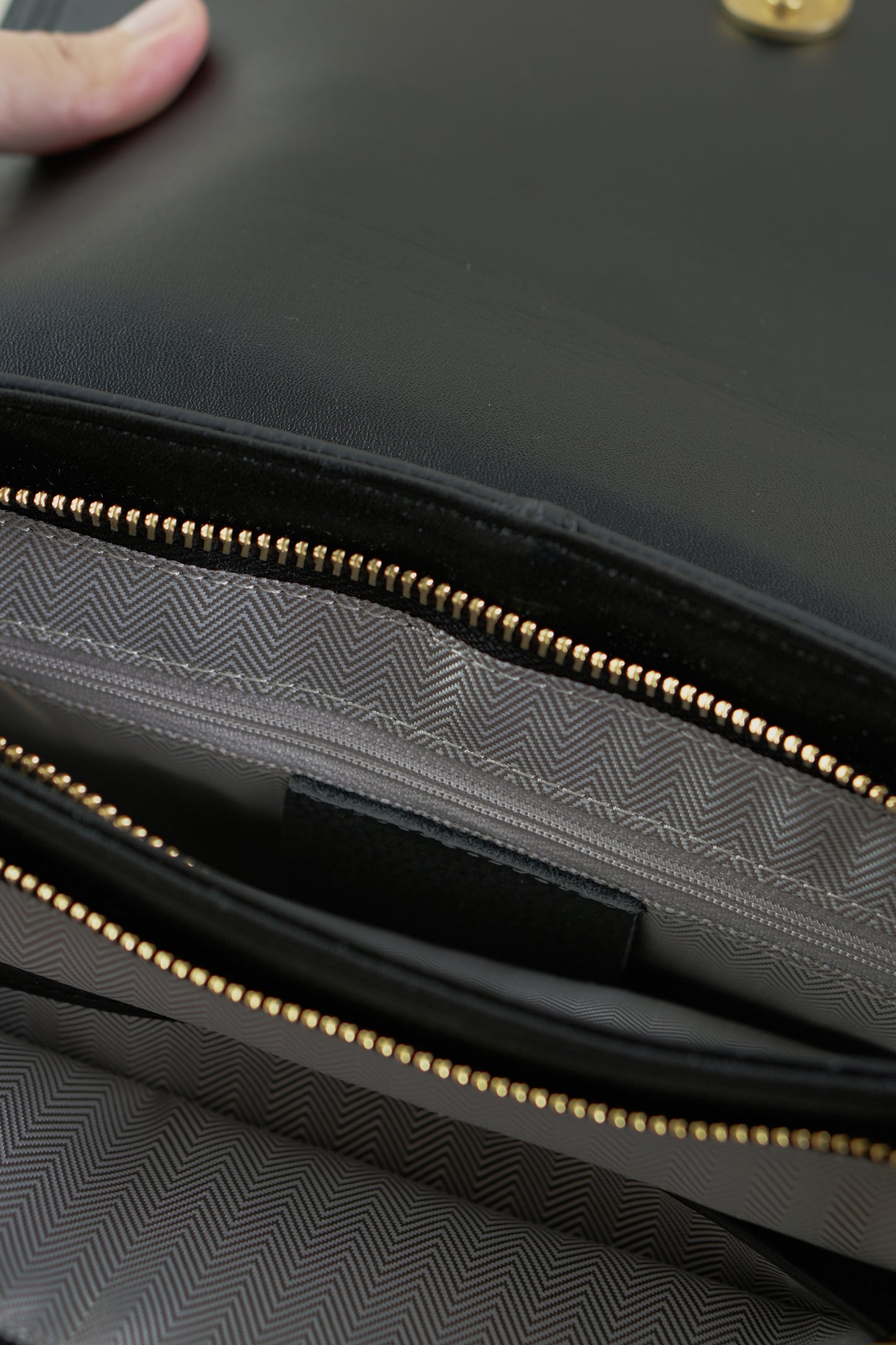 Genuine leather crossbody bag