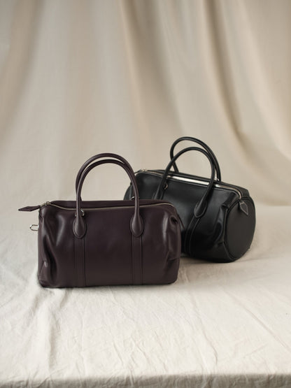 Barrel bag BALANCA made of genuine leather