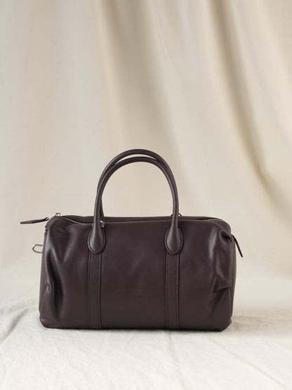 Barrel bag BALANCA made of genuine leather