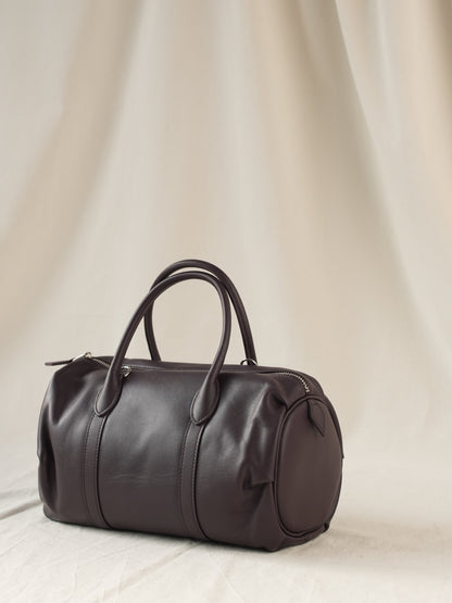 Barrel bag BALANCA made of genuine leather