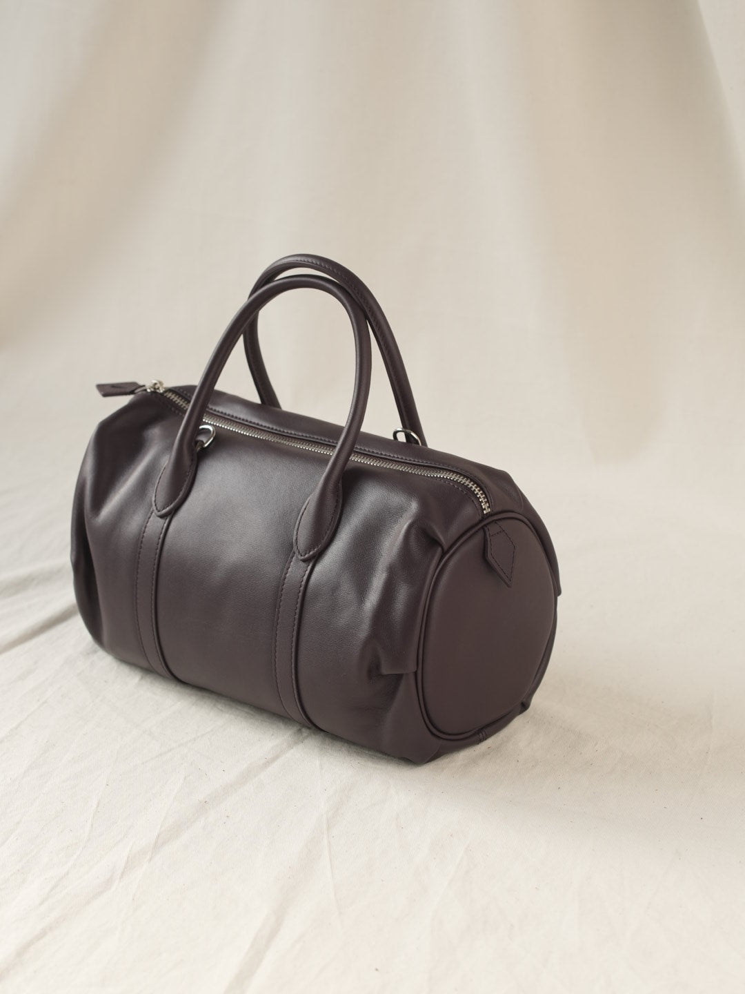 Barrel bag BALANCA made of genuine leather