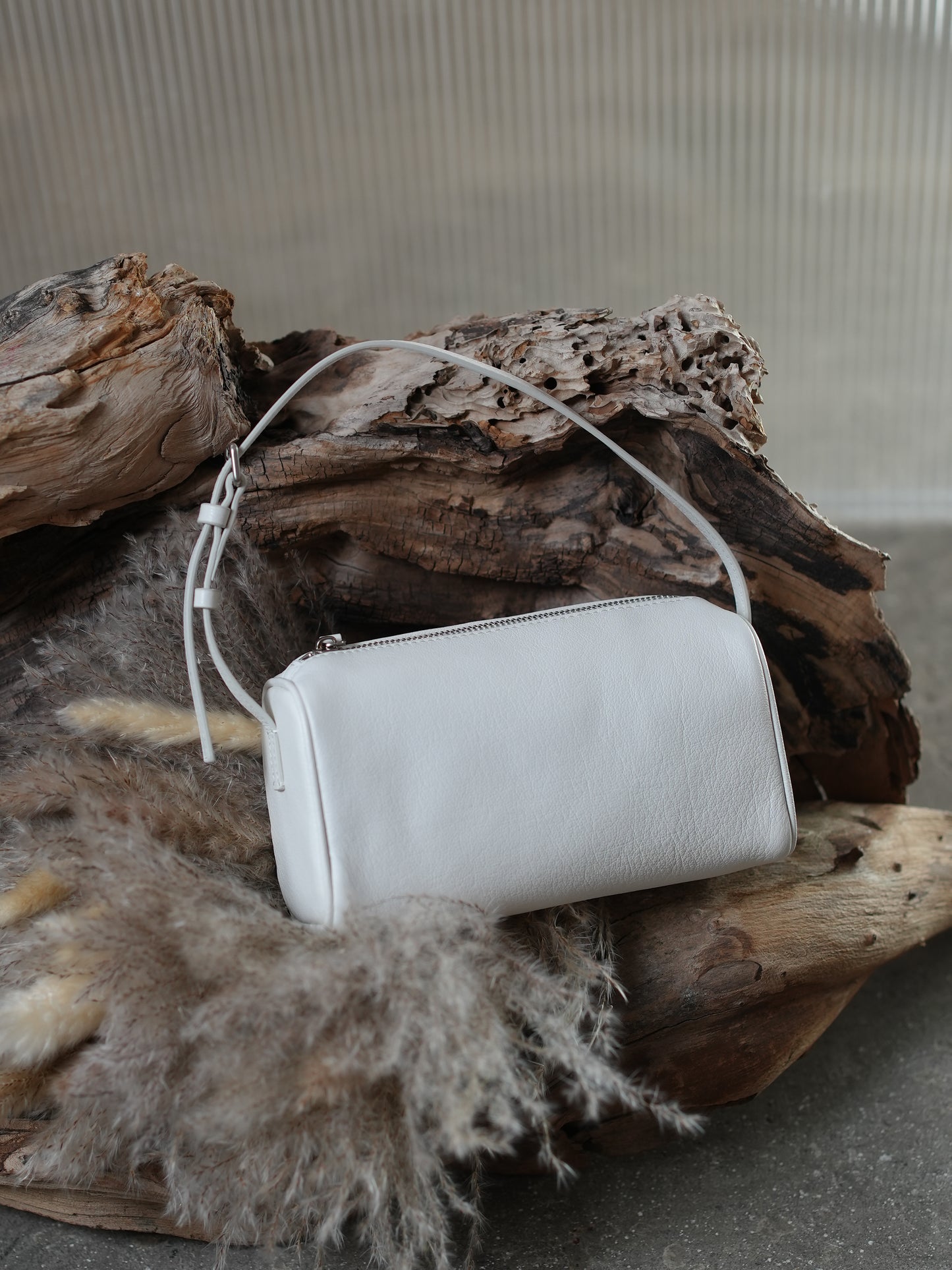 CAMELLIA genuine leather crossbody bag