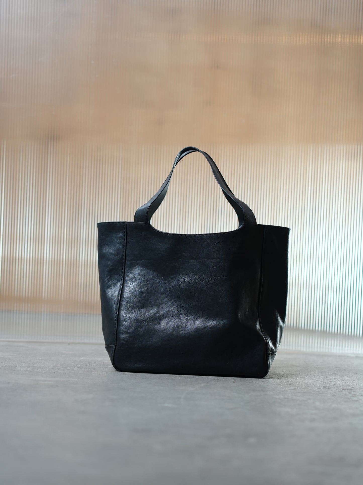 VIOLETTE shopper bag genuine leather
