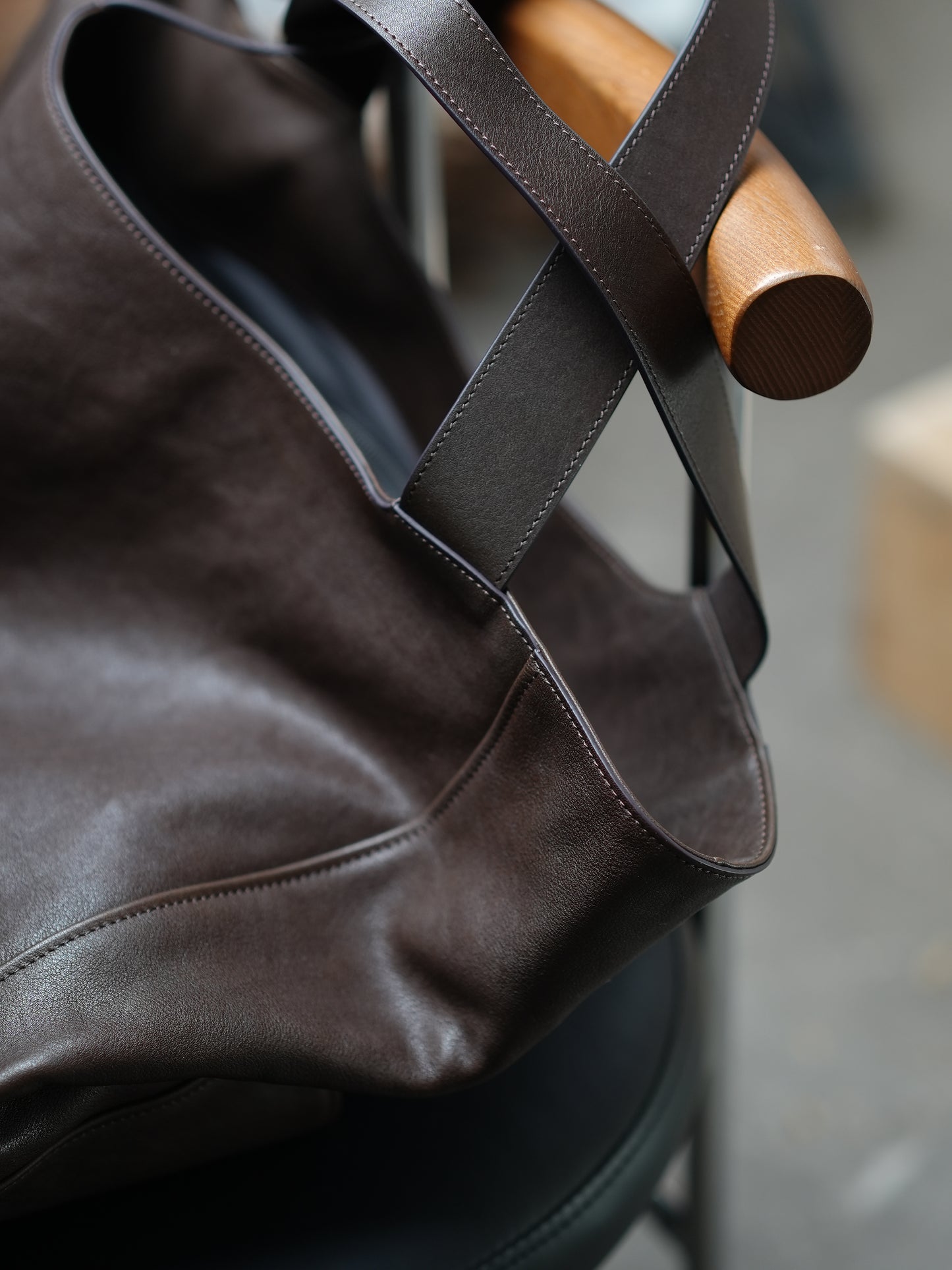 VIOLETTE shopper bag genuine leather