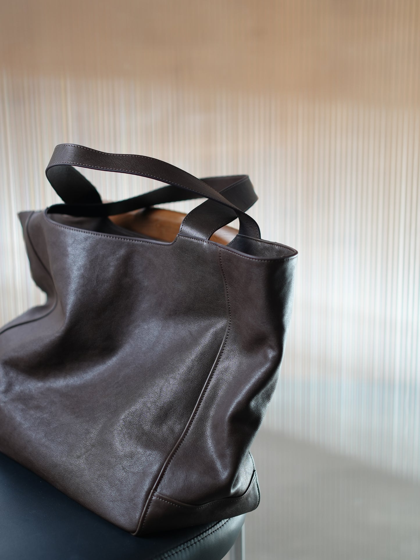 VIOLETTE shopper bag genuine leather