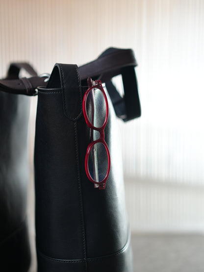 CASSIS genuine leather shopper bag