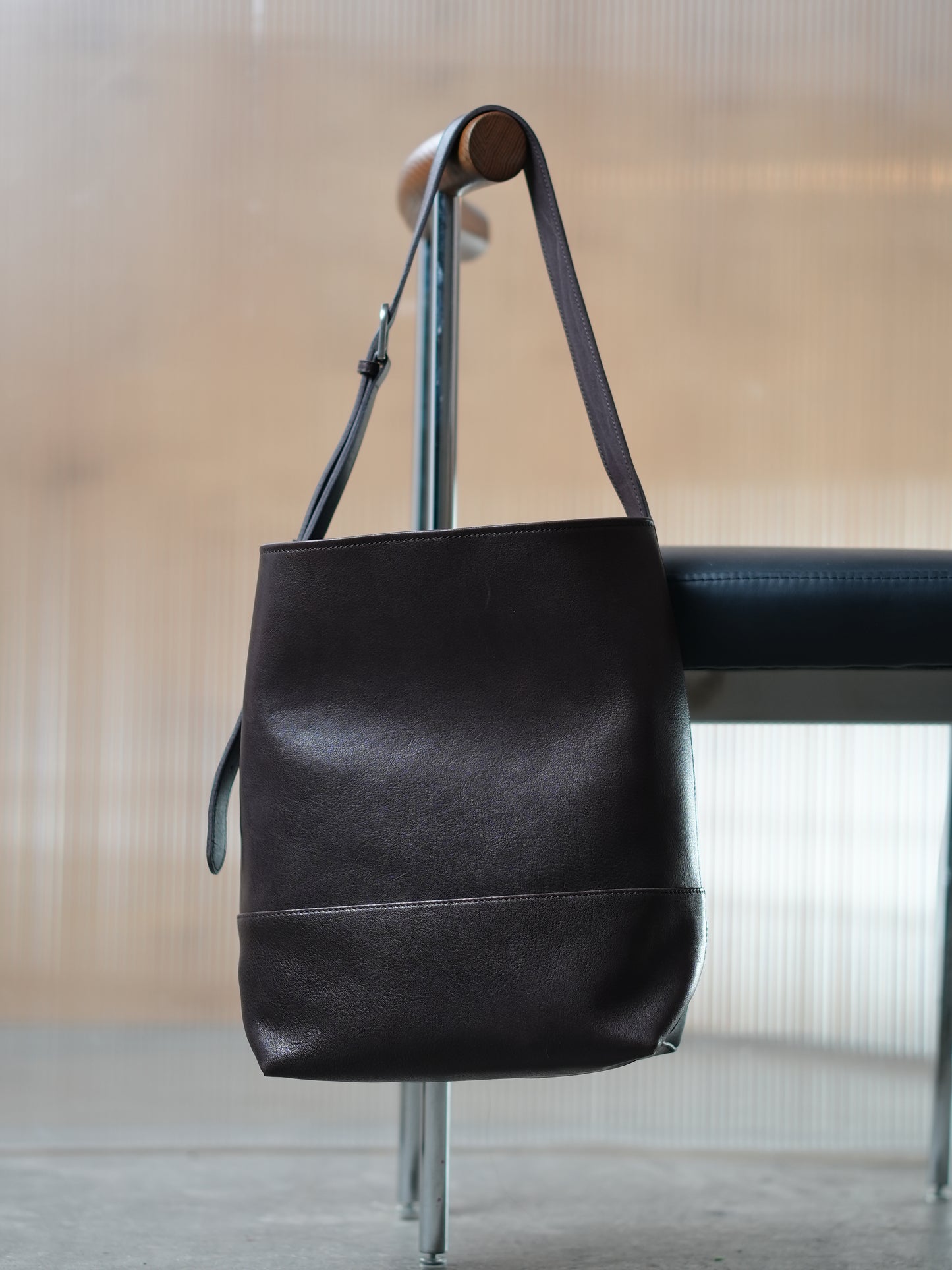 CASSIS genuine leather shopper bag
