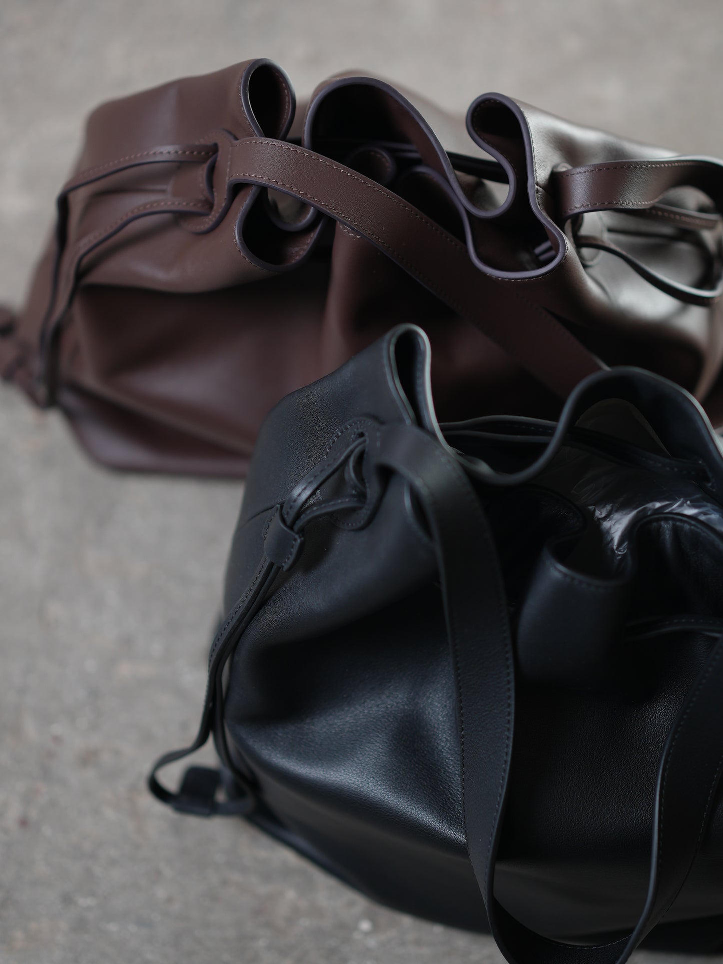 LILAS genuine leather tote bag