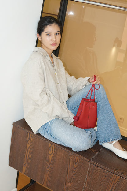 ESMI mini bag made of genuine leather